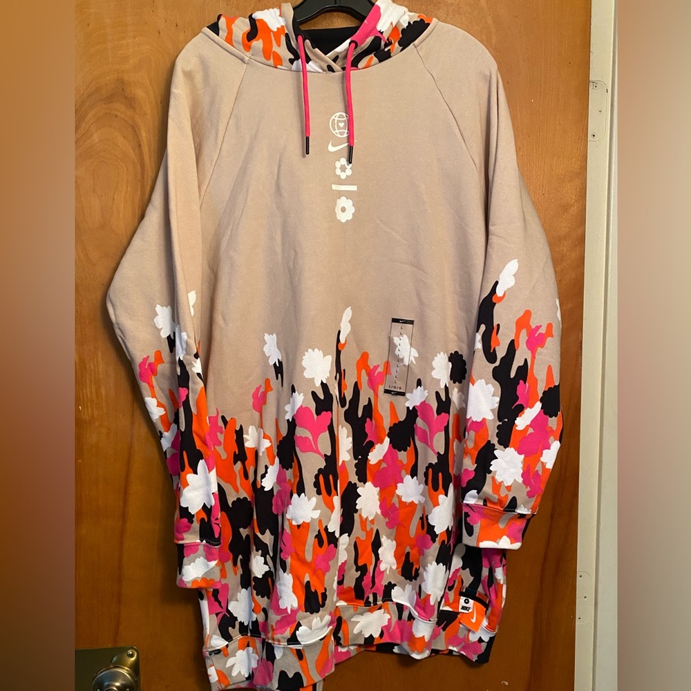Nike Floral Tunic Sweatshirt